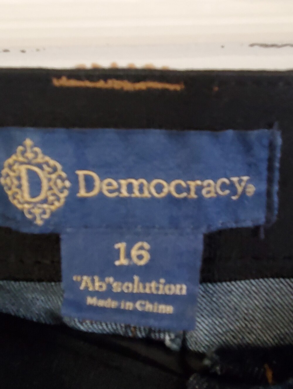 DEMOCRACY AB SOLOUTIONS SKYRISE CORDUROY CONTRAST WIDE LEGS SZ 16. - Picture 5 of 10